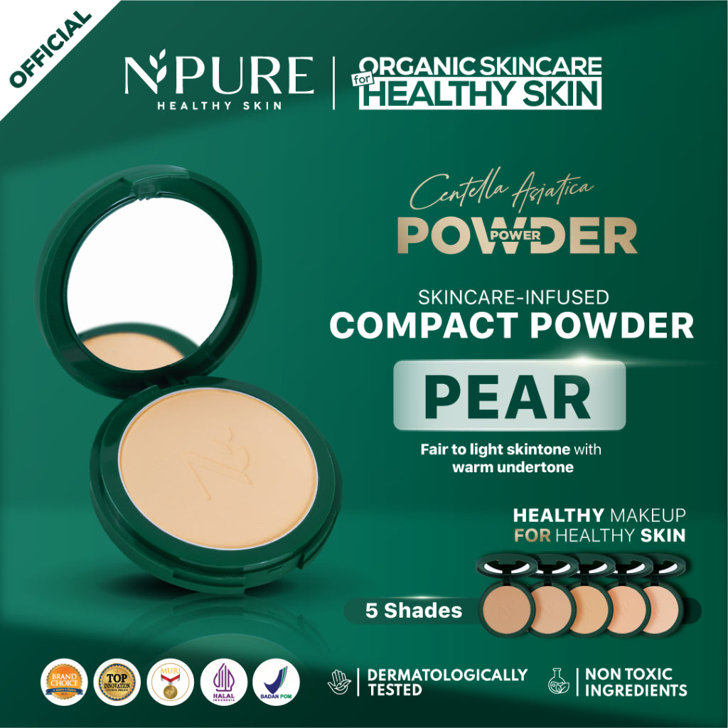 NPURE ACNE POWER COVER Power Powder / Bedak Cover Jerawat / Powder Fondation / Powder For Acne Skin / Bedak Kulit Berjerawat