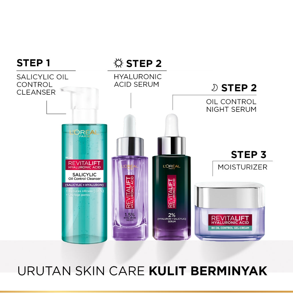 Revitalift Hyaluronic Acid Oil Control Replumping Cleansing Gel