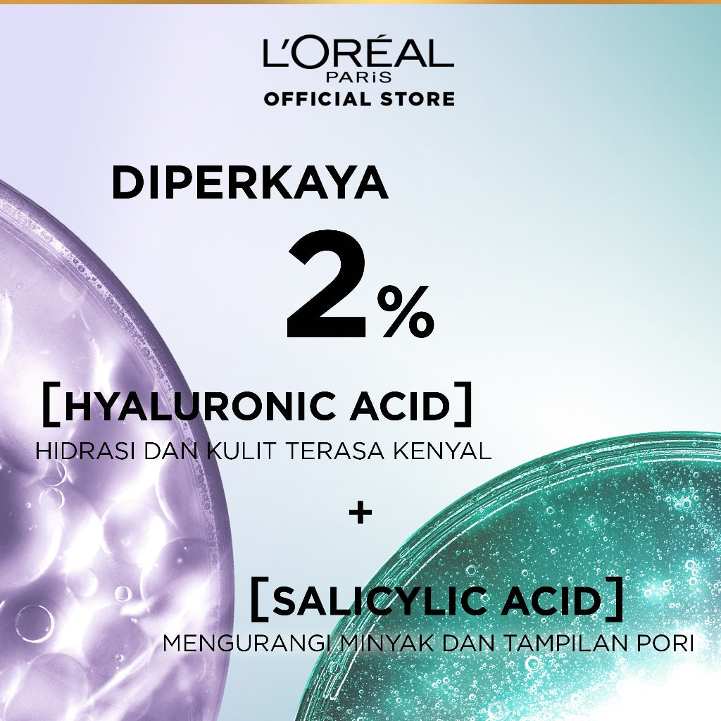 L'Oreal Paris Revitalift Hyaluronic Acid Oil Control 2% Hyaluronic Acid + Salycilic Acid Night Serum