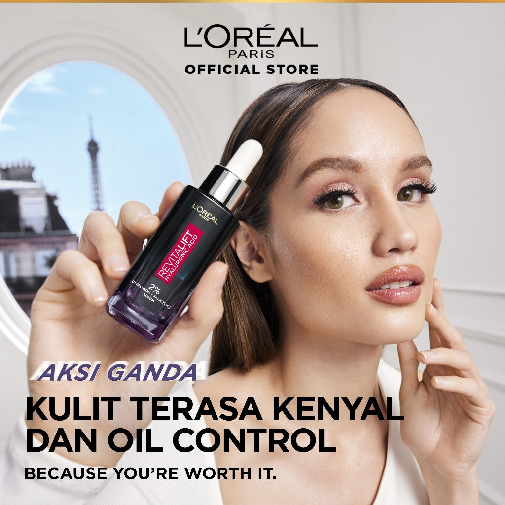 L'Oreal Paris Revitalift Hyaluronic Acid Oil Control 2% Hyaluronic Acid + Salycilic Acid Night Serum