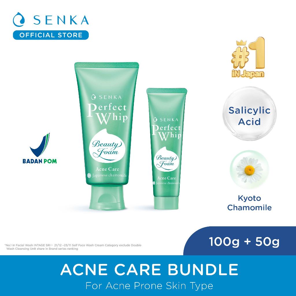 [BUNDLE] SENKA Acne Care Set - Untuk Kulit Berjerawat