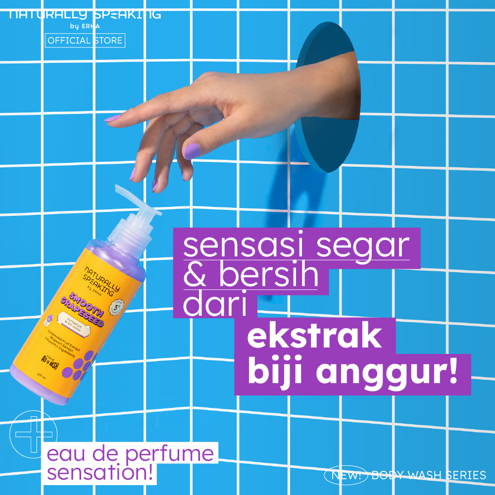 Naturally Speaking Smooth Grapeseed Intensive Body Wash 200ml