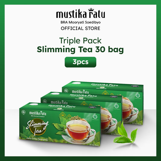 Mustika Ratu Triple Bundle Slimming Tea Jamu 30 Bags