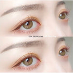 Softlens Elcoco Desire Euro Amber Ocean Lime Normal Minus s.d -10.00 Soflen Minus Coklat Abu Grey