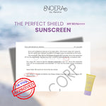 Noera The Perfect Shield Sunscreen SPF 50 PA++++ | Sunscreen Anti Kusam Blue Light Protection