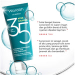 Wardah UV Shield ACNE CALMING Sunscreen MOISTURIZER SPF 35 PA+++ 35ml