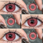 Eyeshare Softlens (Gratis Kotak Cermin) Boston Brown 14.2MM 1Pasang Lensa Kontak Warna Natural