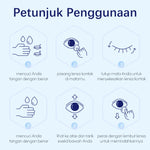 UYAAI softlens 14MM Minus 0.00 s/d -6.00 Mata Korea seri Classic Sepasang LENSA KONTAK  6Bulan