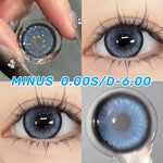 Softlens Minus (0.00s/d - 6.00) Mysticeyes Softlens Dawn Brown/Dawn grey Softlens14.5mm freelenscase