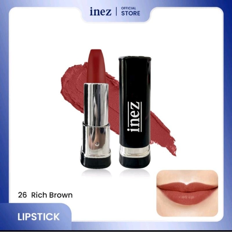 INEZ CCP Lipstick (Lipstick INEZ 09 Burgundy Red)COLOR CONTOUR PLUS LIPSTICK (SPECIAL EDITION 2024)
