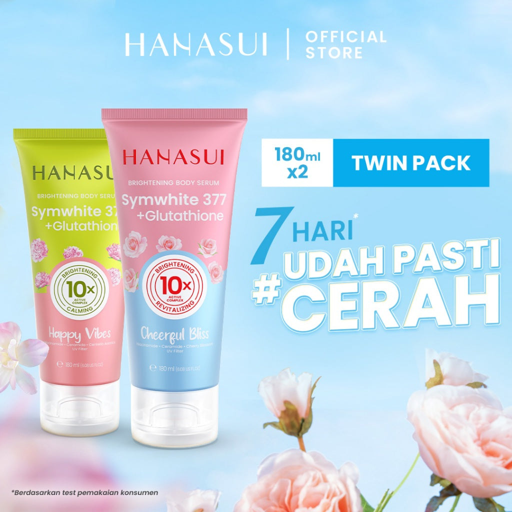 Hanasui Brightening Body Serum - Body Serum With Symwhite377 + Glutathione Mencerahkan & Menghidrasi Kulit