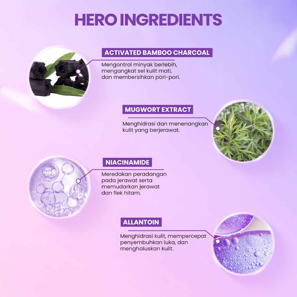 Scarlett Whitening Herbalism Mugwort Mask