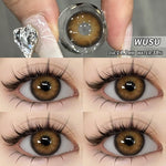 Eyeshare Softlens Wusu Black Brown Warna 14.2MM Lensa Kontak Natural Softlen