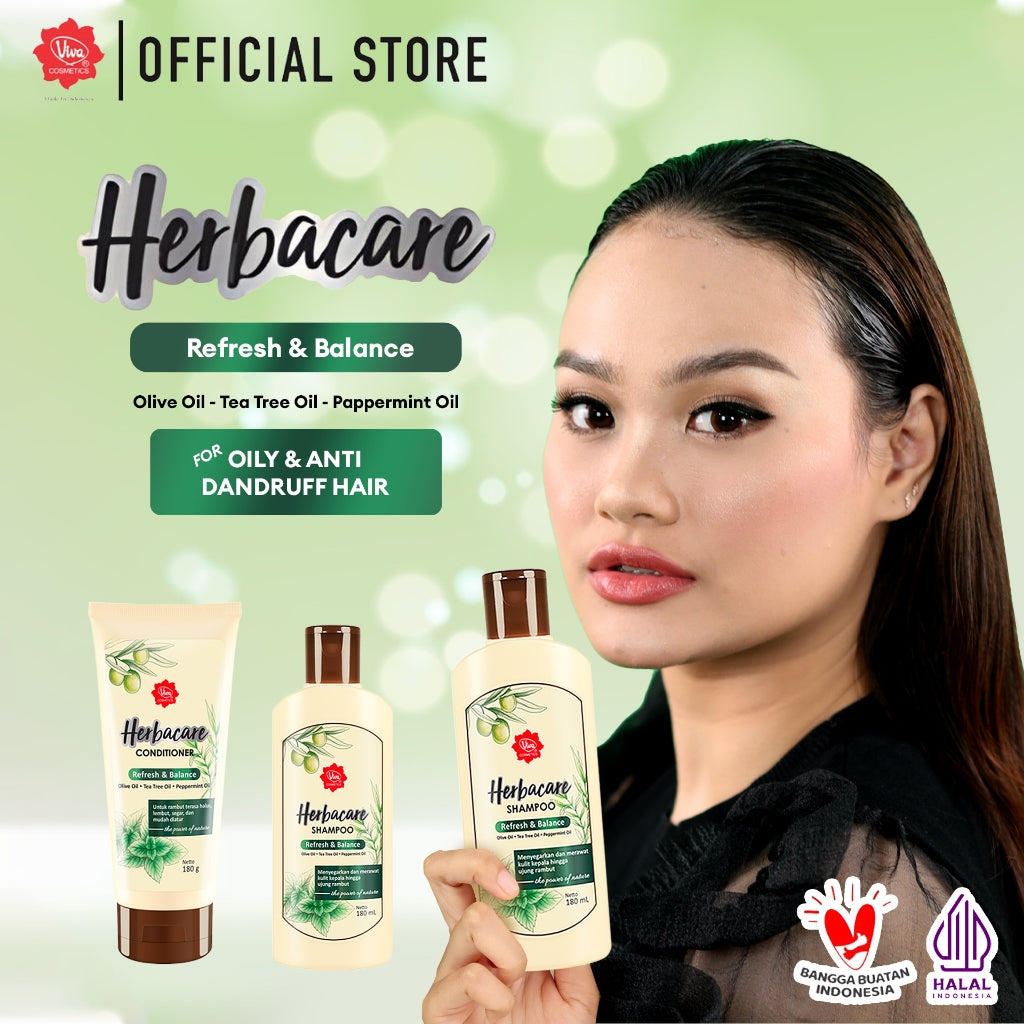 Viva Herbacare Shampoo - 180ml (tersedia 3 variant)