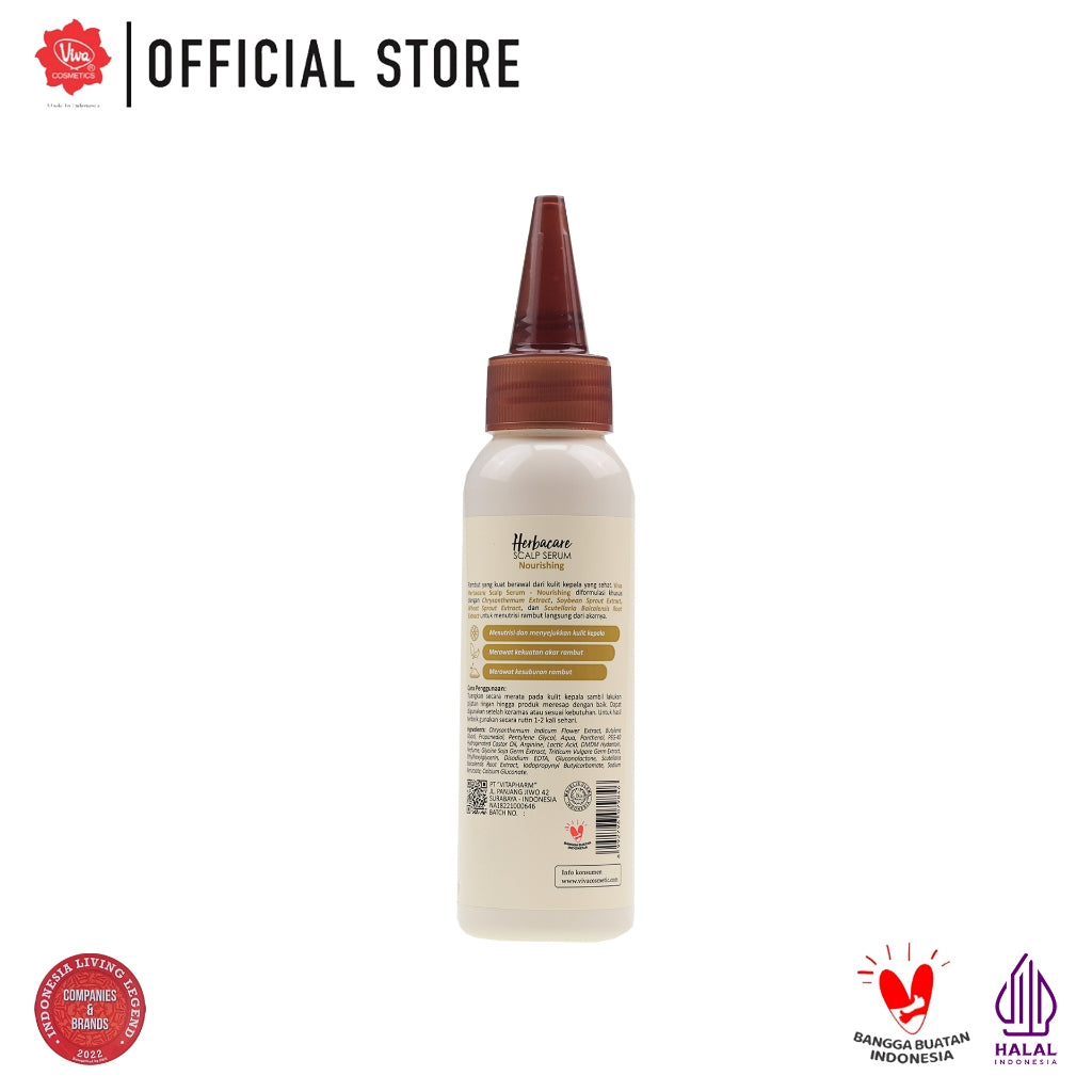 Viva Herbacare Scalp Serum - 100 ml (Tersedia 2 Varian: For Normal to Dry Hair & Oily & Anti Dandruff Hair)