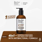 Barber Daily 4in1 (Shampoo, Conditioner, Face Wash, and Body Wash)