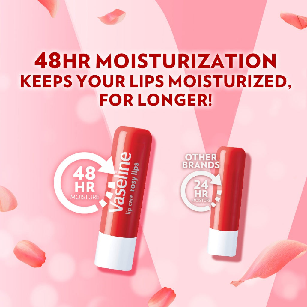 Vaseline Lip Therapy Balm Stick Rosy Lips 4.8gr - Pelembab Bibir - Lip Balm