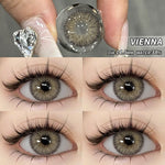 Eyeshare Softlens Vienna Chocolate 14.5mm 1 Pasang Lensa Kontak Untuk Mata Besar