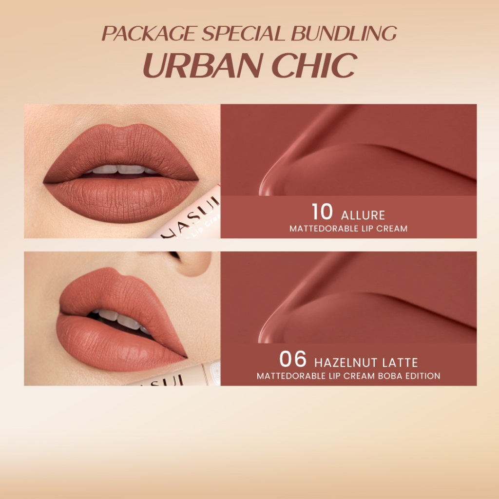 Hanasui Mattedorable Lip Cream Boba - Velvet Matte Finish Pigmented Long Lasting Double Moisturizing