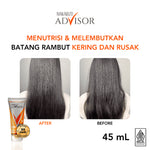 PAKET ISI 2 - Makarizo Advisor Hair Repair Mask 45mL - Masker Rambut / Hair Mask / Rambut Lembut