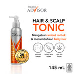 Makarizo Advisor Complete Package - Paket Klinis Perawatan Kulit Kepala & Rambut / Rontok / Ketombe