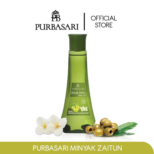 [DAPAT 3] Purbasari Minyak Zaitun / Minyak Pijat refleksi / Body oil - Melembabkan kulit kering - Menutrisi dan menghaluskan rambut