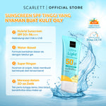 SCARLETT [Oily Skin Friendly] Twin Pack Ultra Light Daily Sunscreen SPF 50+ PA++++ [Water Based] Meresap 20an Detik (Super Ringan) dengan Niacinamide 7X Ceramide 9X Hyaluronic Acid Gak Bikin Lengket No Whitecast Anti Kusam [Lolos Uji Invivo Invitro]
