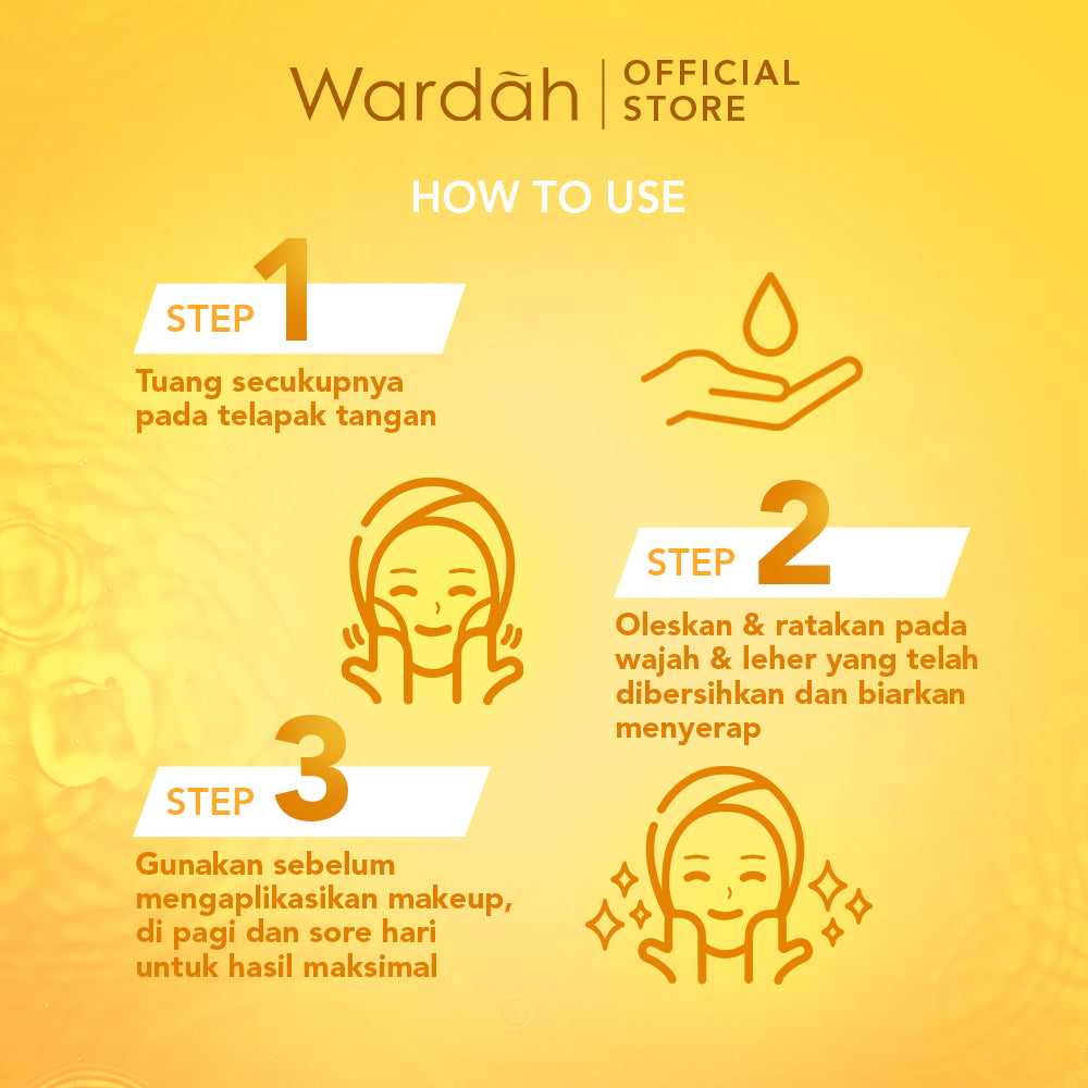 WARDAH C-Defense Mousse Moisturizer 30 g - Pelembab, Primer dan Antioksidan, dengan HiGrade VitaminC - Mencerahkan dan Menyegarkan - Untuk Semua Jenis Kulit - Skincare