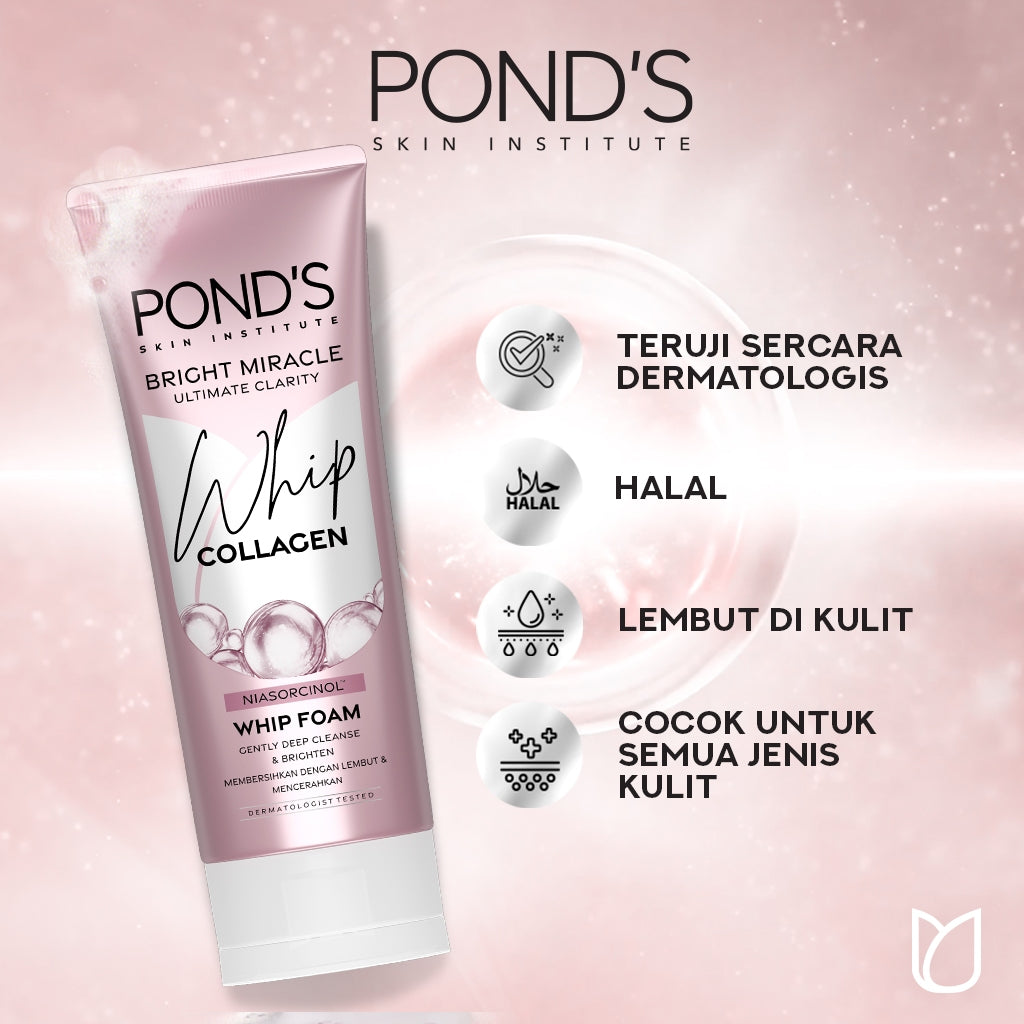 :Pond's Bright Miracle Ultimate Clarity Facial Whip Foam 100G x2