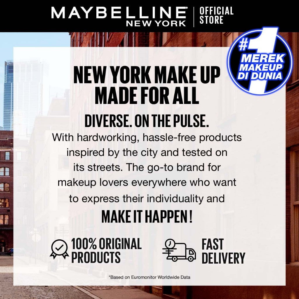 MAYBELLINE OFFICIAL Fit Me! Powder Blush Make Up - Blush On Pigmented Dengan Hasil Natural Yang Tahan Lama - Tersedia Dalam 4 Warna