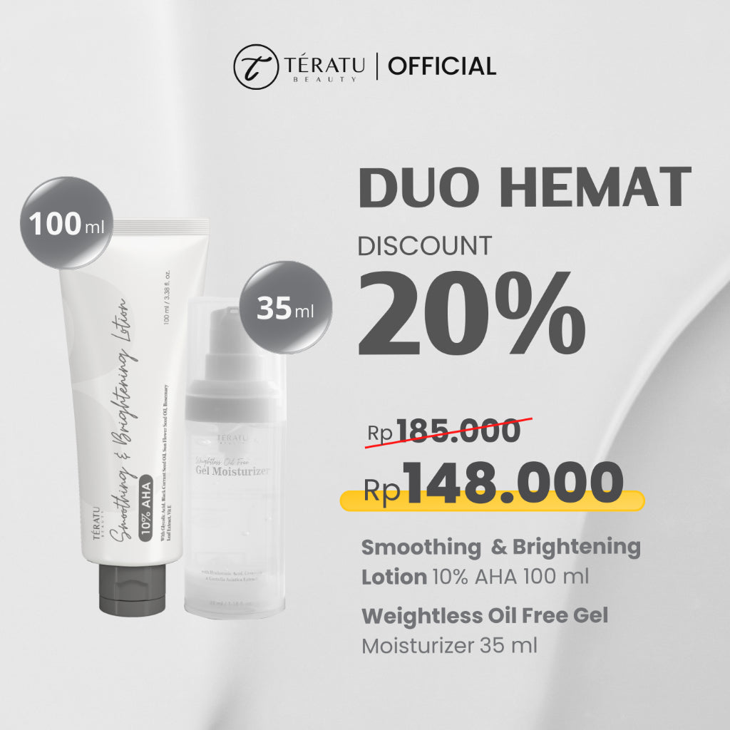 [HOT PRODUCT] TERATU BEAUTY Smoothing & Brightening Lotion AHA 10% Glycolic Acid (Mencerahkan & Menghaluskan Kulit)