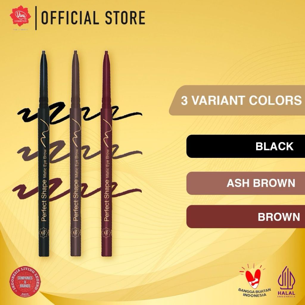 Viva Queen Perfect Shape Eyebrow Matic (WATERPROOF) - tersedia 3 varian warna