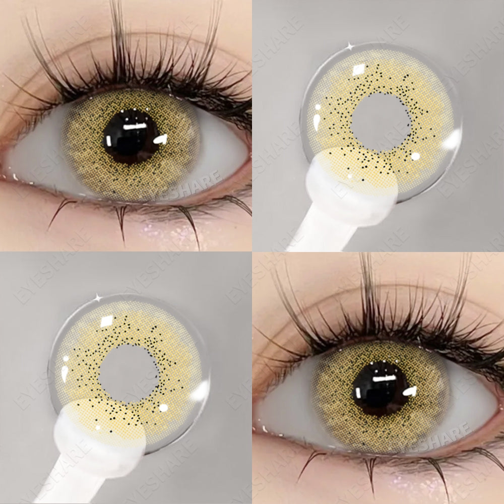 Eyeshare Softlens Boston Blue 1 Pasang 14.2mm Lensa Kontak Mata Yang Lucu