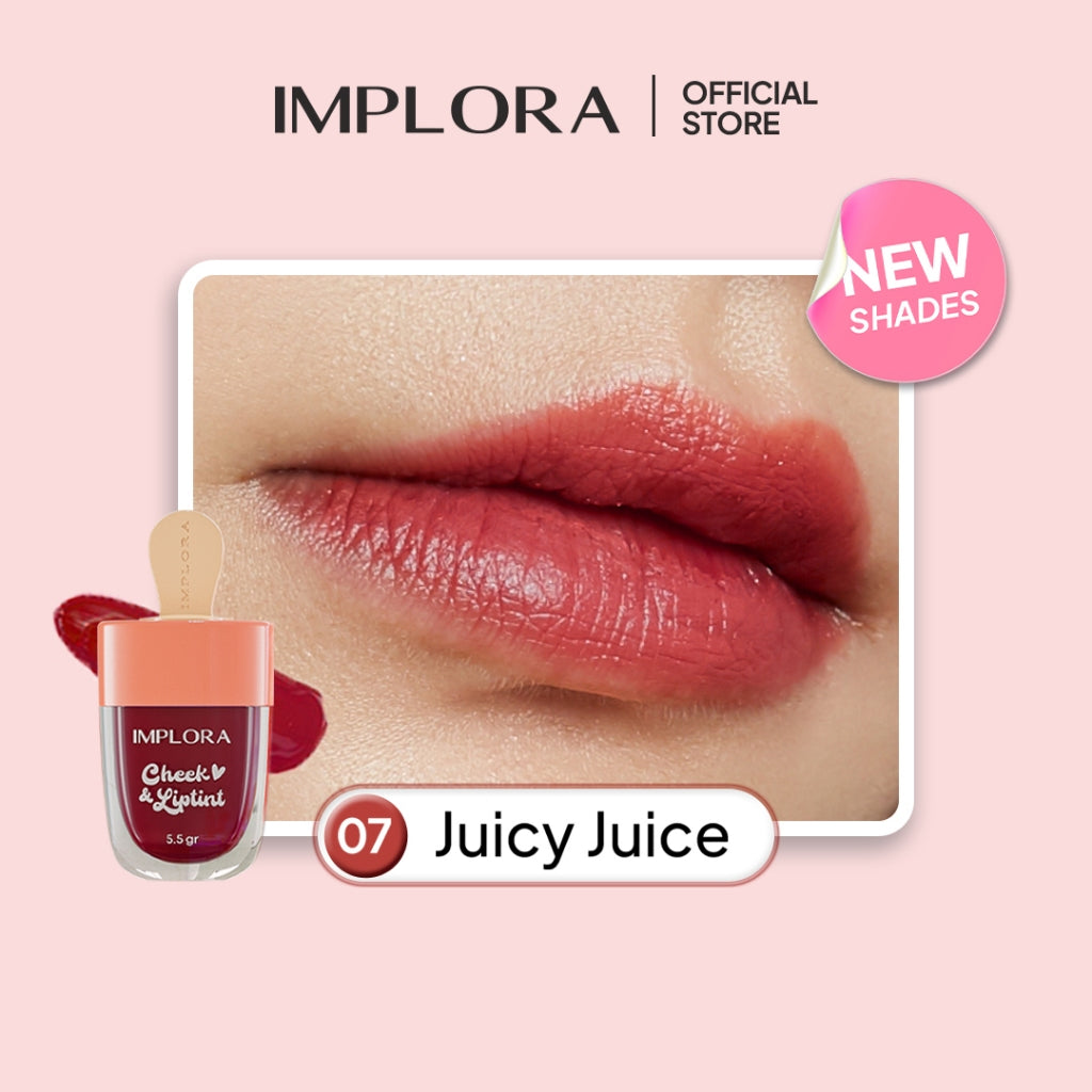Implora Cheek and Lip Tint | Perona Bibir dan Pipi | Tahan lama & Ringan | Ombre Lip