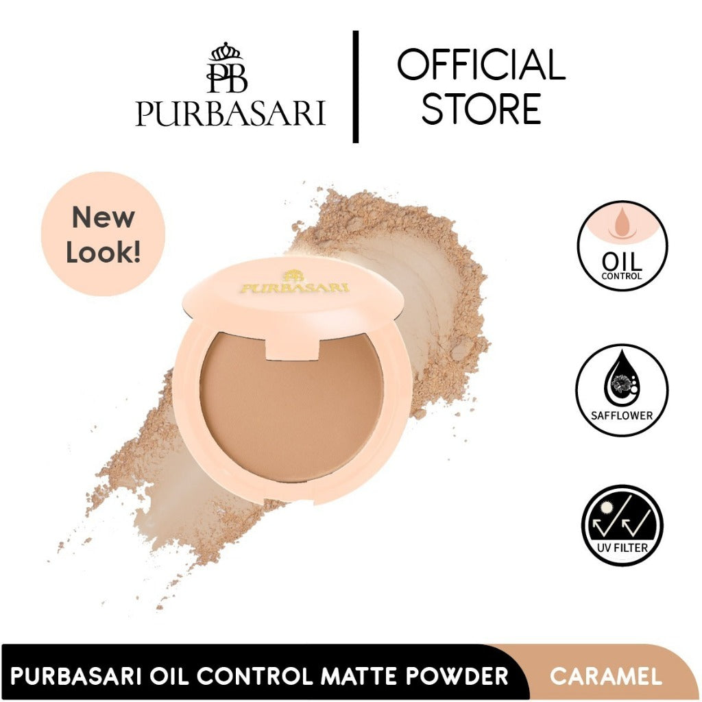 Purbasari Oil Control Matte Powder Caramel