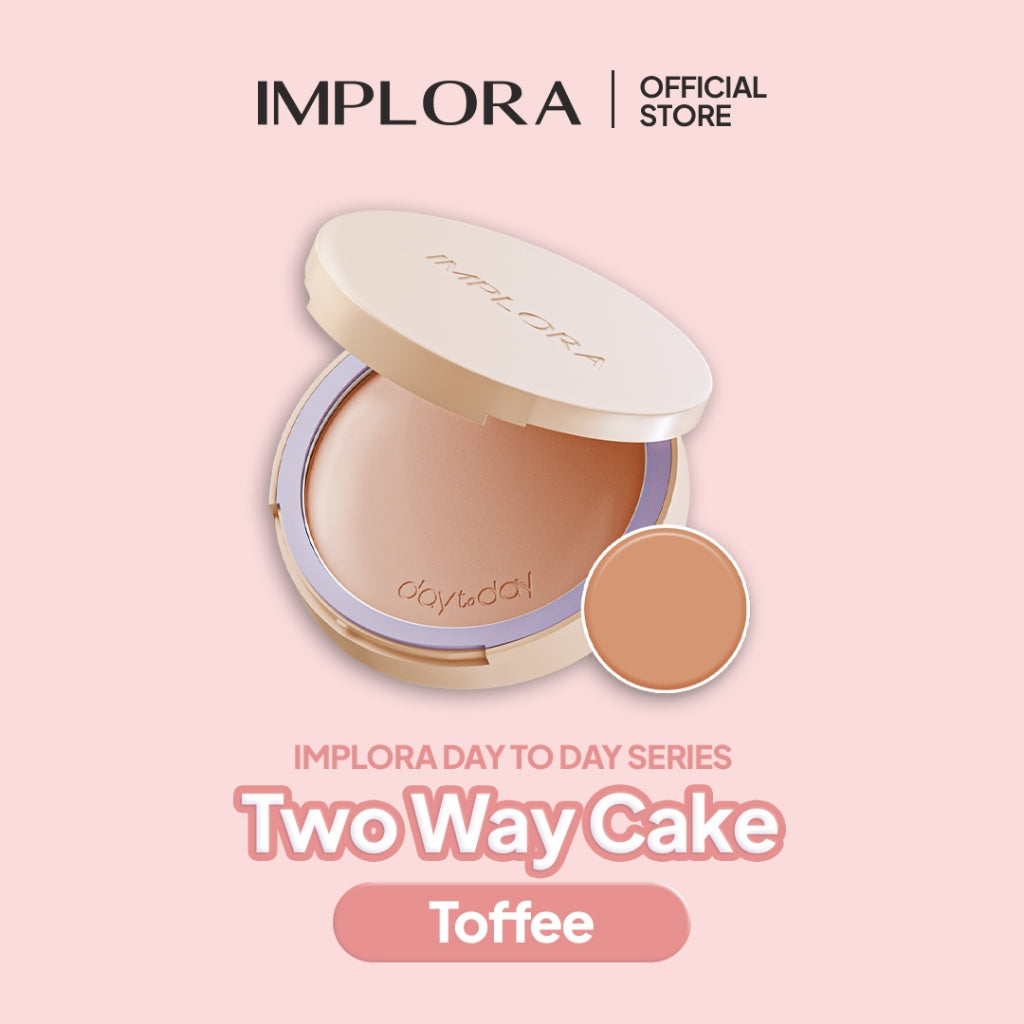 Implora Day To Day Two Way Cake | Bedak Ringan & Samarkan Pori