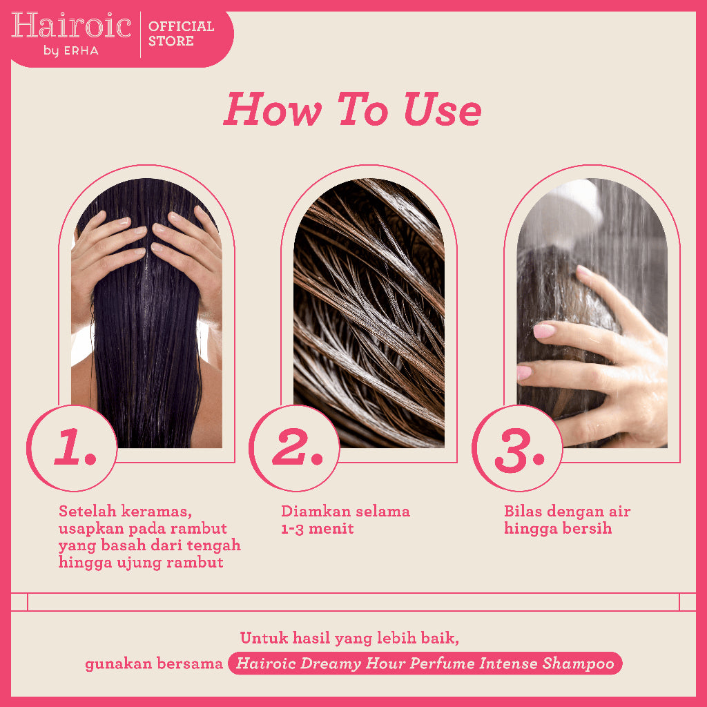 Hairoic Dreamy Hour Silky Conditioner 180ml - Parfum Kondisioner Rambut