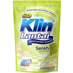 SO KLIN PEMBERSIH LANTAI CLEAN & PROTECT CITRUS GARDEN REFIL 1600ML/ 700ML/SEREH 780ML/CITRUS LEMON 780ML/FLORAL LAVENNDER 780ML/FRUITY APPLE 780ML/PEMBERSIH LANTAI
