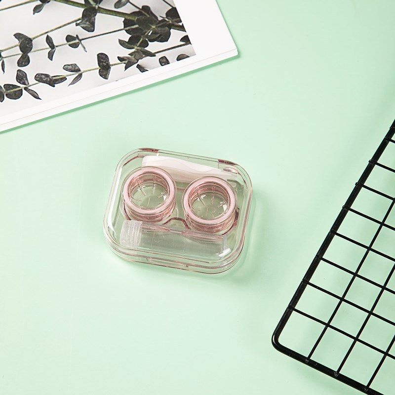 Eyeshare Softlen case softlens case warna transparan all-in-one