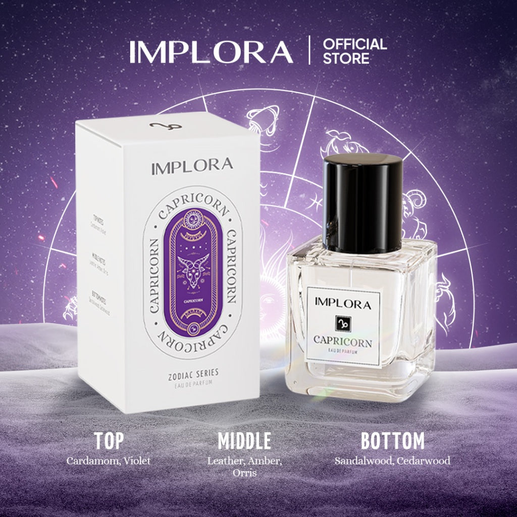 Implora Zodiac Series Eau De Parfum | Tahan Lama | Sweet Fresh Woody