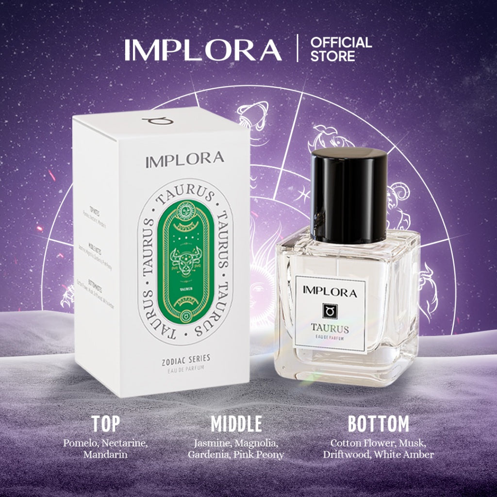 Implora Zodiac Series Eau De Parfum | Tahan Lama | Sweet Fresh Woody