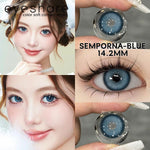 Eyeshare (COD) SEMPORMA BROWN 14.2mm Softlens Normal