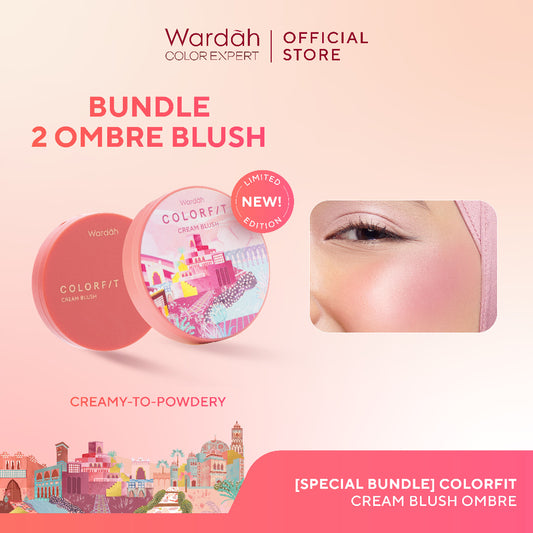 [BUNDLE] WARDAH Paket Colorfit Cream Blush Ombre 3 g - Makeup
