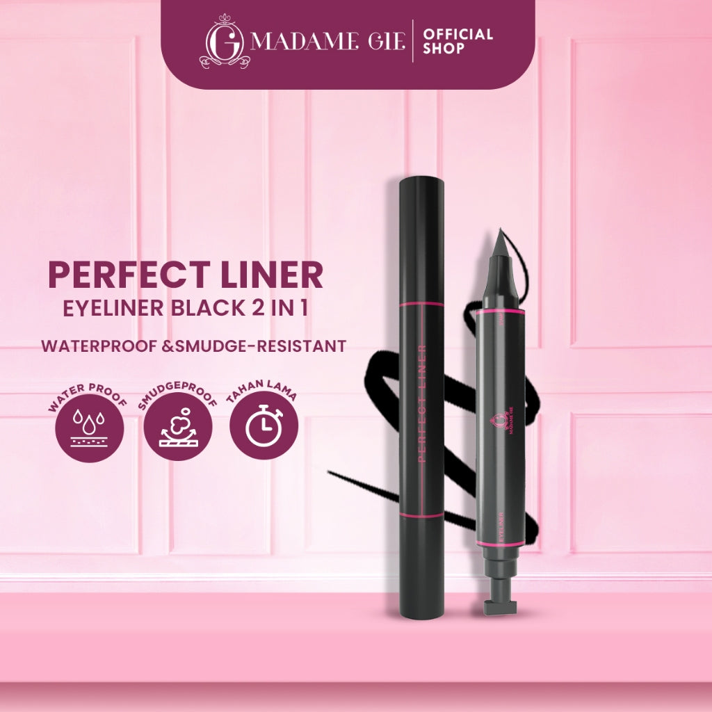 Madame Gie Perfect Liner - Eyeliner Black Two In One