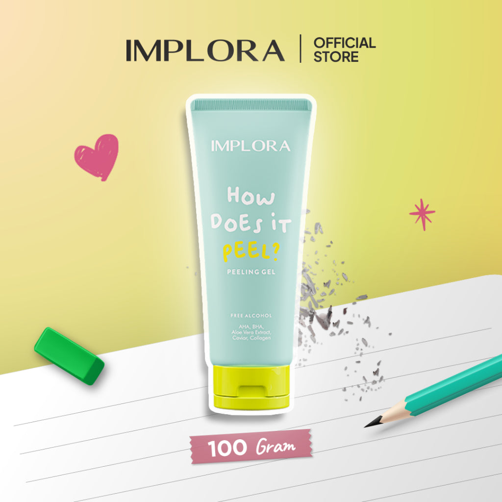 Implora How Does It Peel - Peeling Gel | Exfoliating | AHA BHA Aloe vera