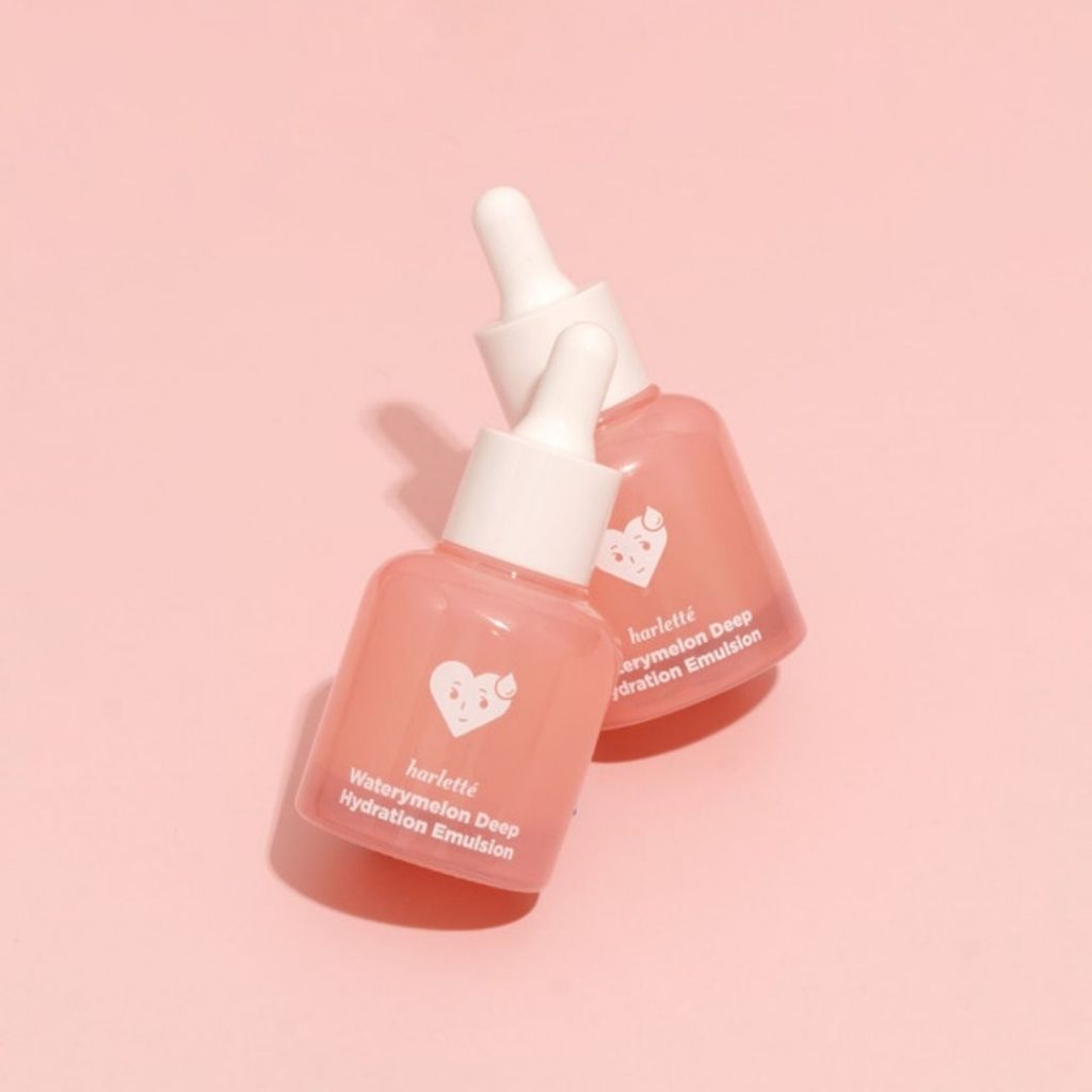 Harlette Waterymelon Deep Hydration Emulsion | Dry, Dehydrated, Combination, Oily, Acne Prone Skin, Moisturizer Wajah, Hydrating, Pelembab