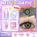 Eyeshare COD 4 Item Paket kombinasi (1Pasang Softlens+60ml solusi+8ml tetes mata+kotak cermin)