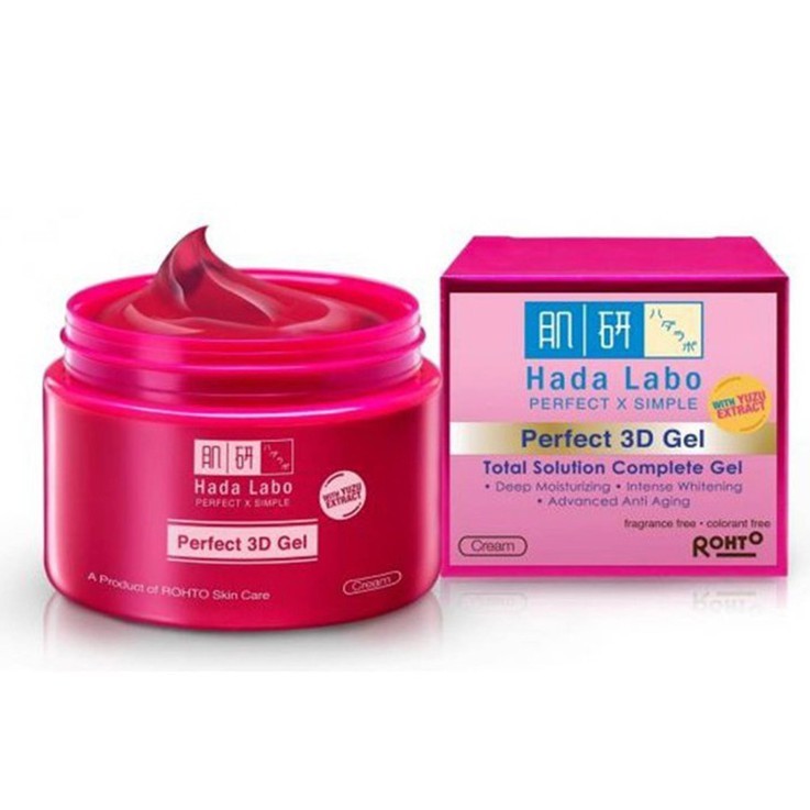 HADALABO HADA LABO PERFECT 3D GEL Moisturizing TOTAL SOLUTION COMPLETE GEL- 40GR