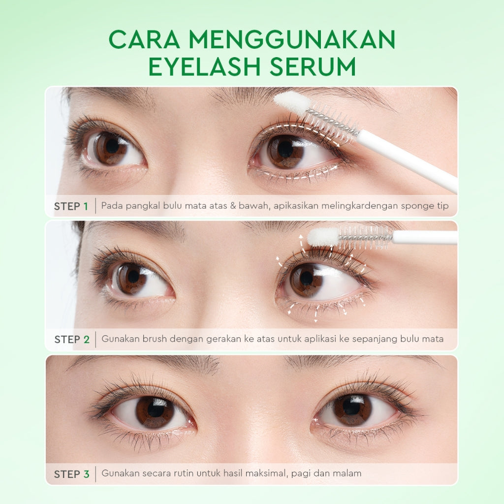 Glad2Glow 2in1 Eyelash & BROW INTENSE SERUM Eyelash Extension -Serum Penumbuh Bulu Mata dan Alis g2glow official store