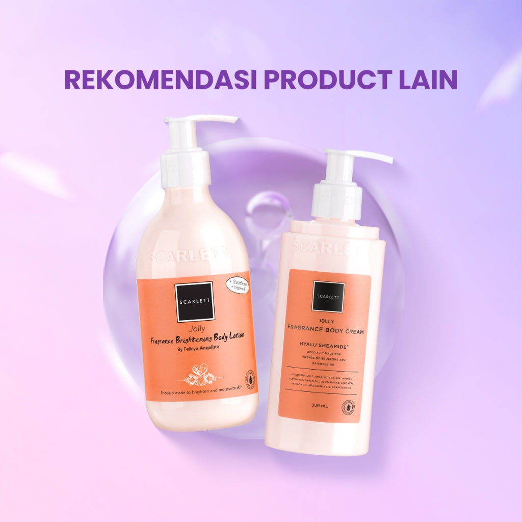 Scarlett Whitening Body Cream ( Happy, Jolly, Charming ) Melembabkan dan Mencerahkan Tubuh